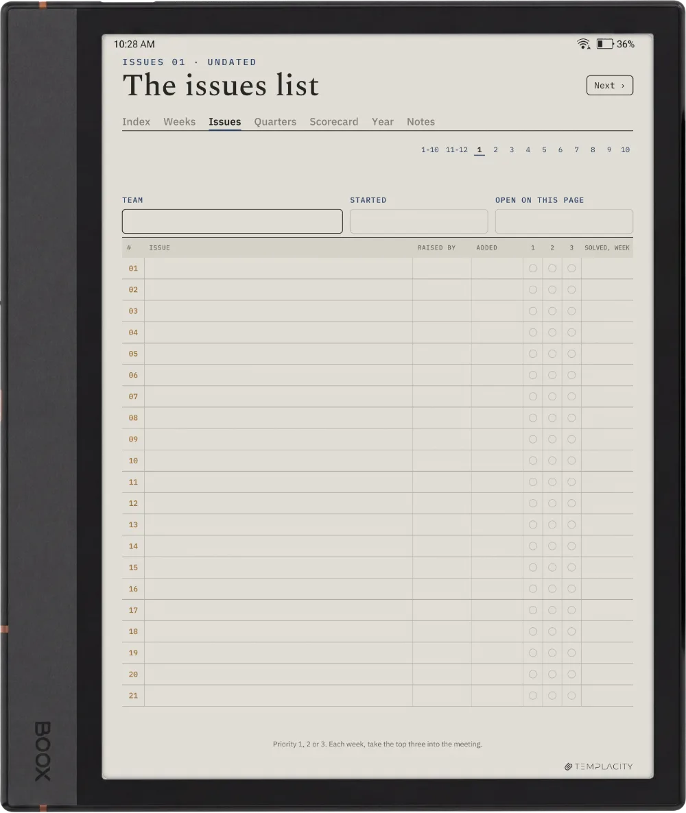 The Planner · Leadership Meeting Boox Note Air4 C page 2