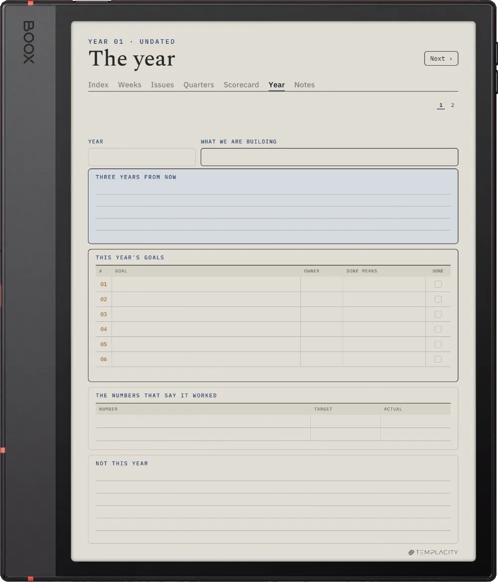 The Planner · Leadership Meeting Boox Note Air5 C page 5