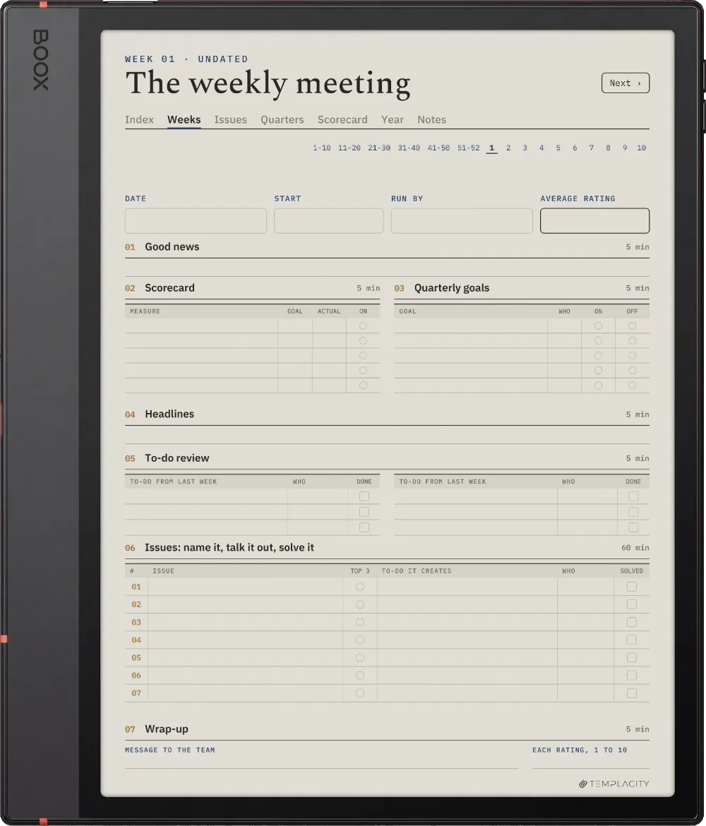 The Planner The Meeting