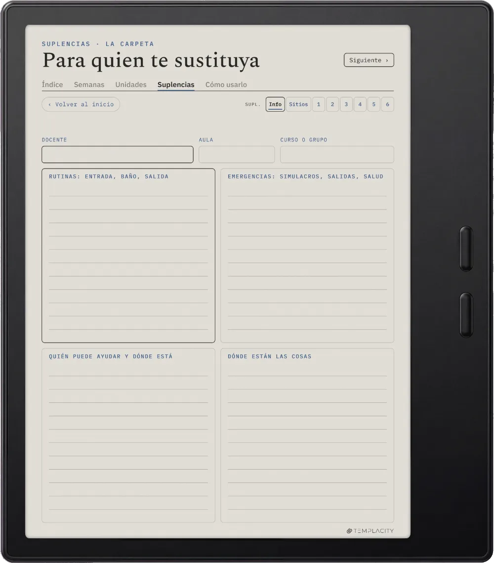 The Planner · Docentes Boox Go Color 7 (Gen II) página 5