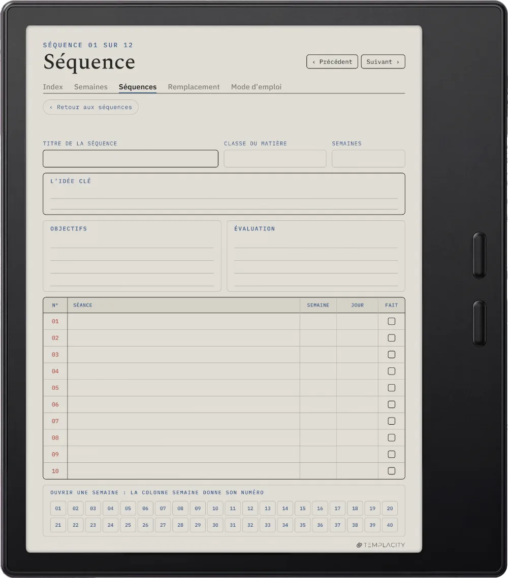 The Planner · Enseignants Boox Go Color 7 (Gen II) page 4