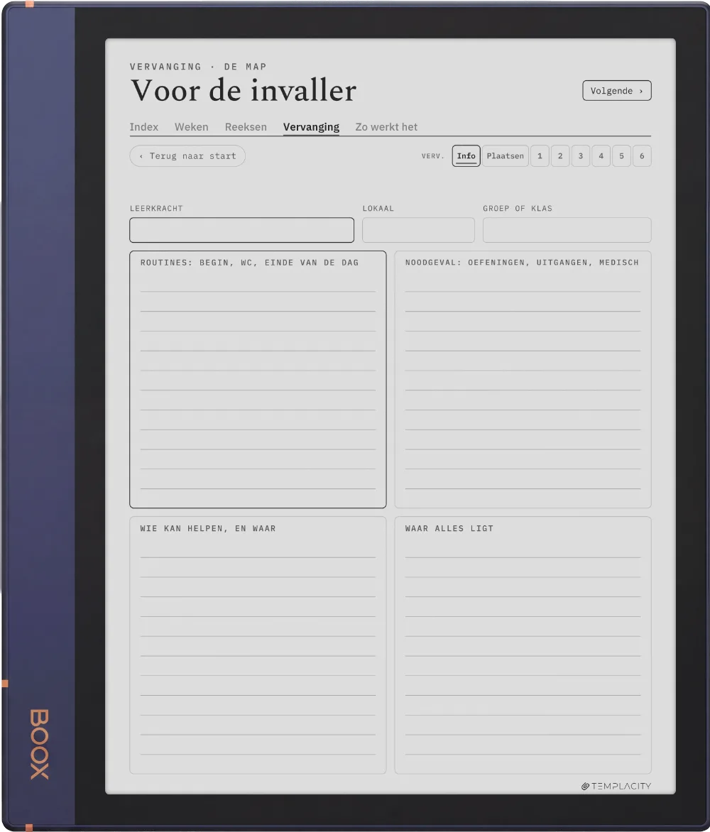 The Planner · Docenten Boox Note Air2 pagina 5