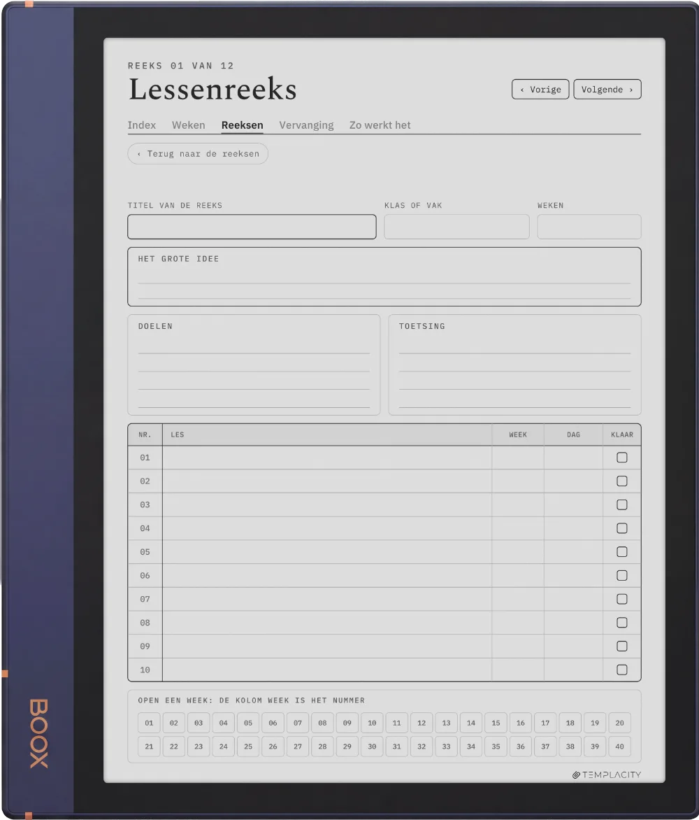 The Planner · Docenten Boox Note Air2 pagina 4