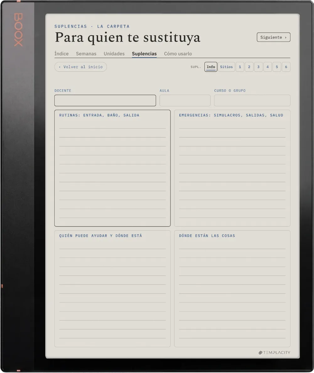 The Planner · Docentes Boox Note Air3 C página 5