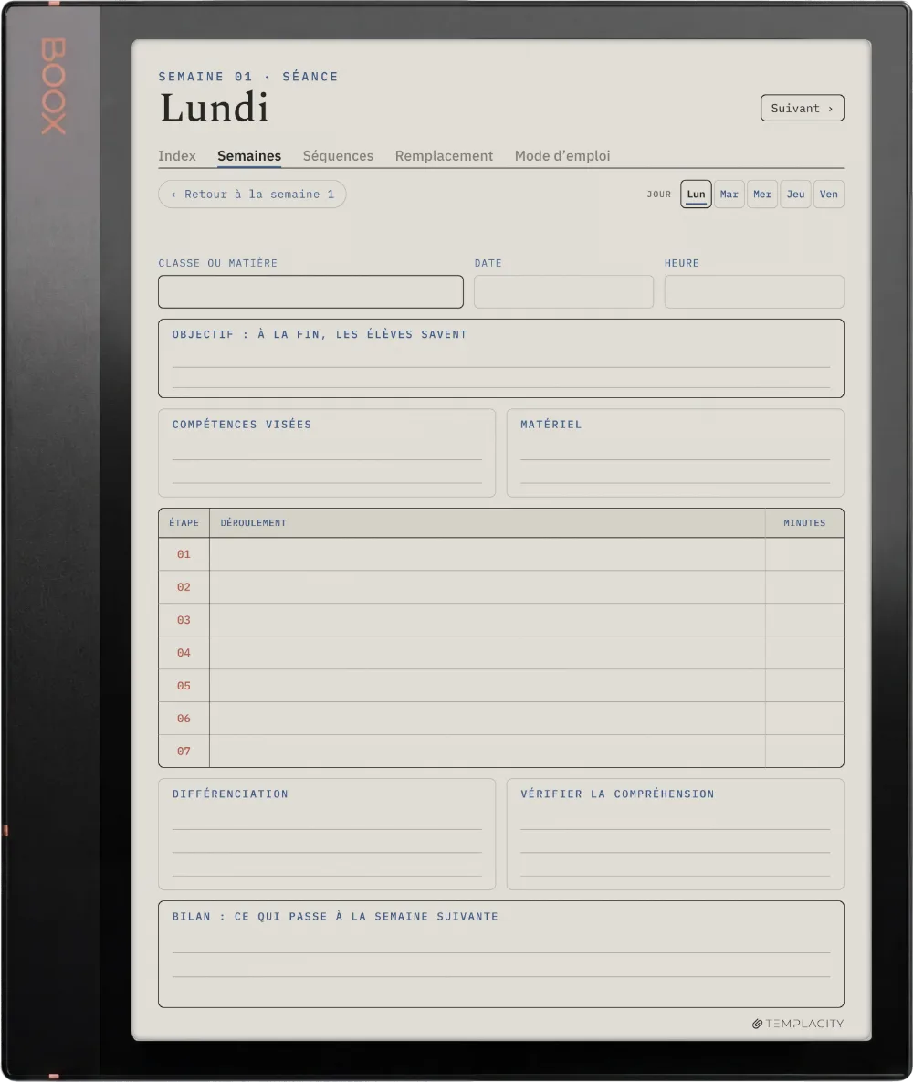 The Planner · Enseignants Boox Note Air3 C page 2