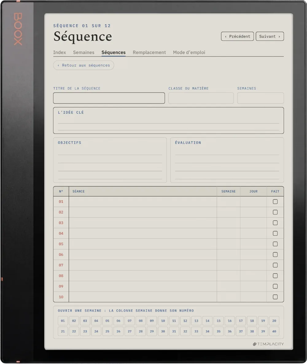 The Planner · Enseignants Boox Note Air3 C page 4