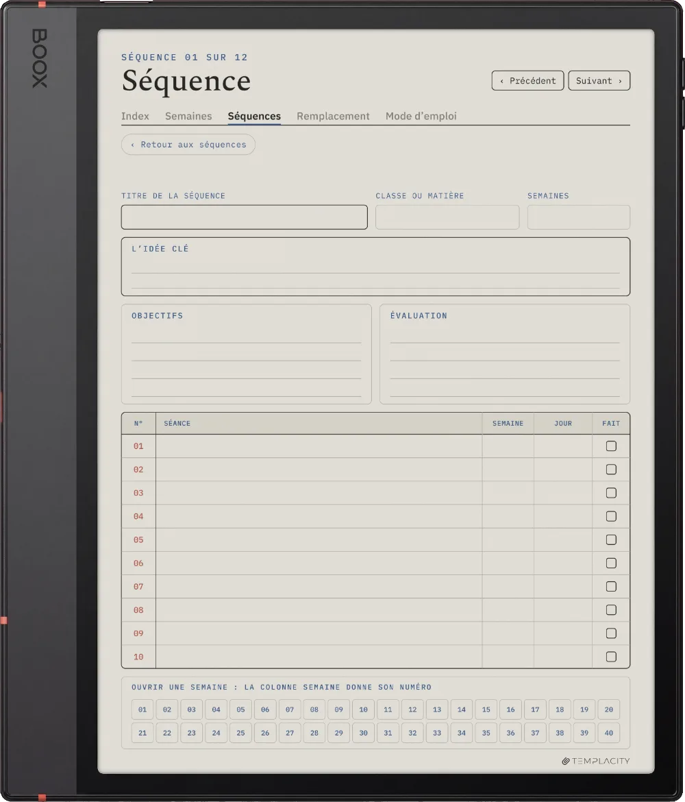 The Planner · Enseignants Boox Note Air5 C page 4