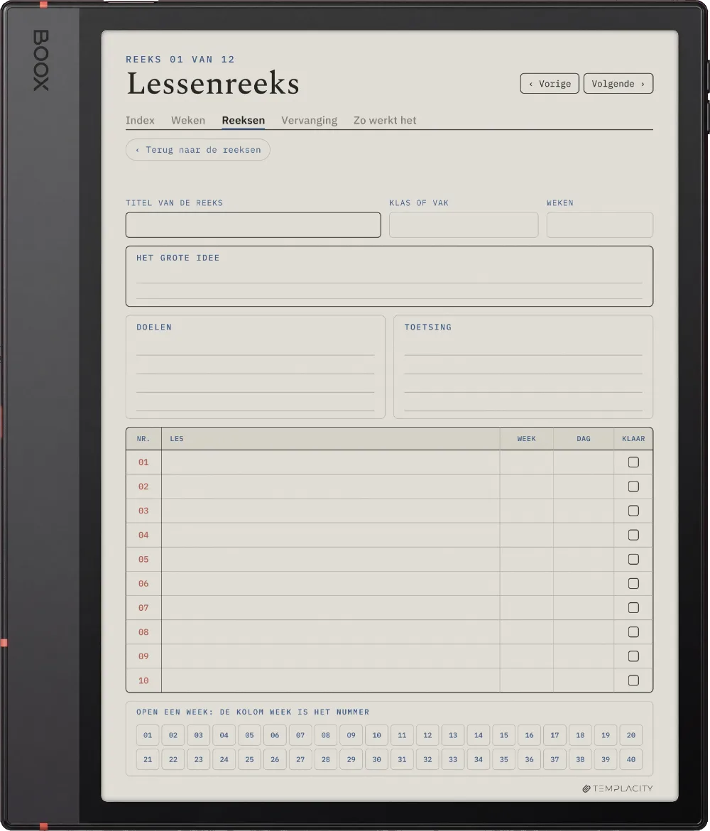 The Planner · Docenten Boox Note Air5 C pagina 4