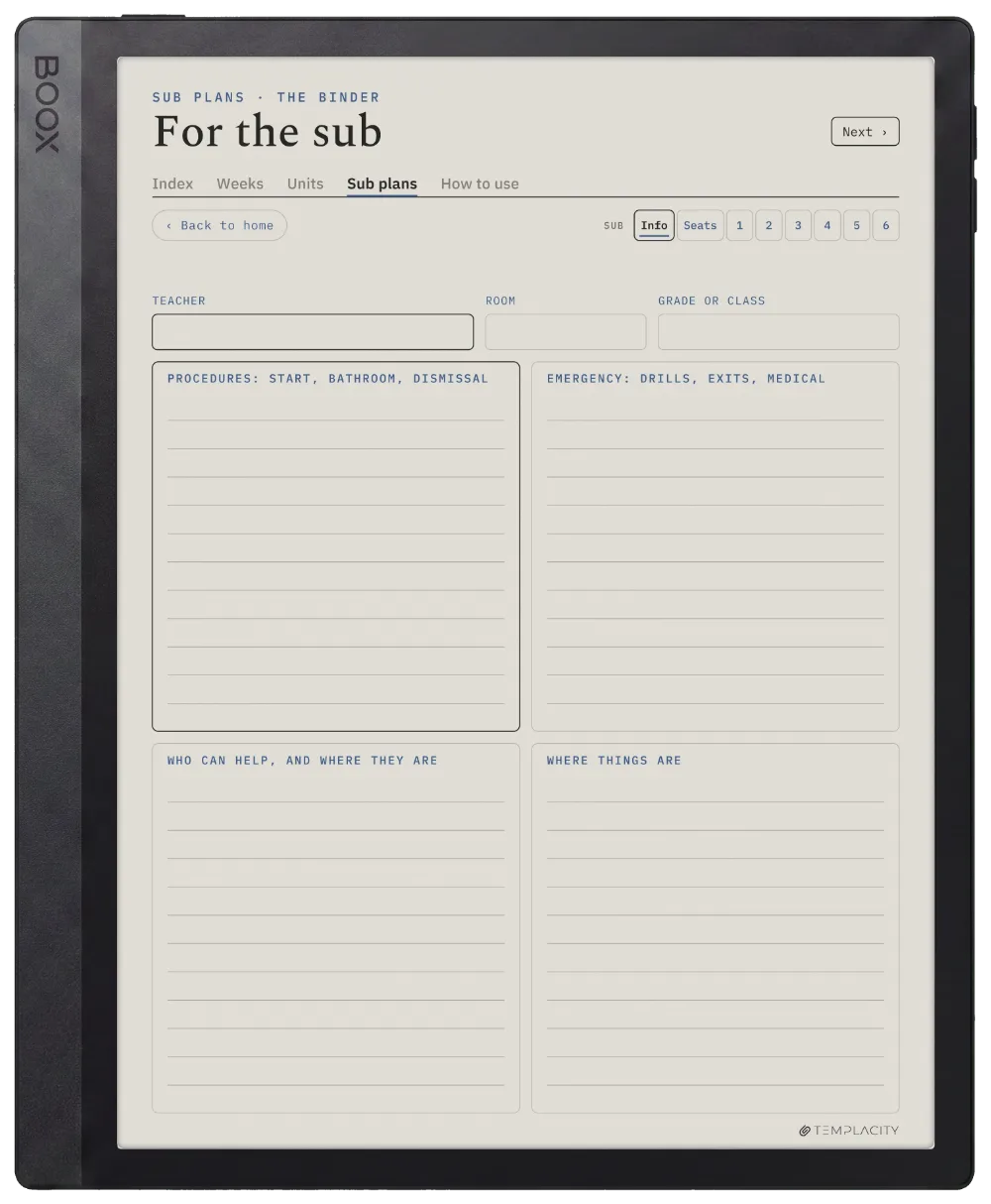 The Planner · Teachers Boox Tab Ultra C Pro page 5