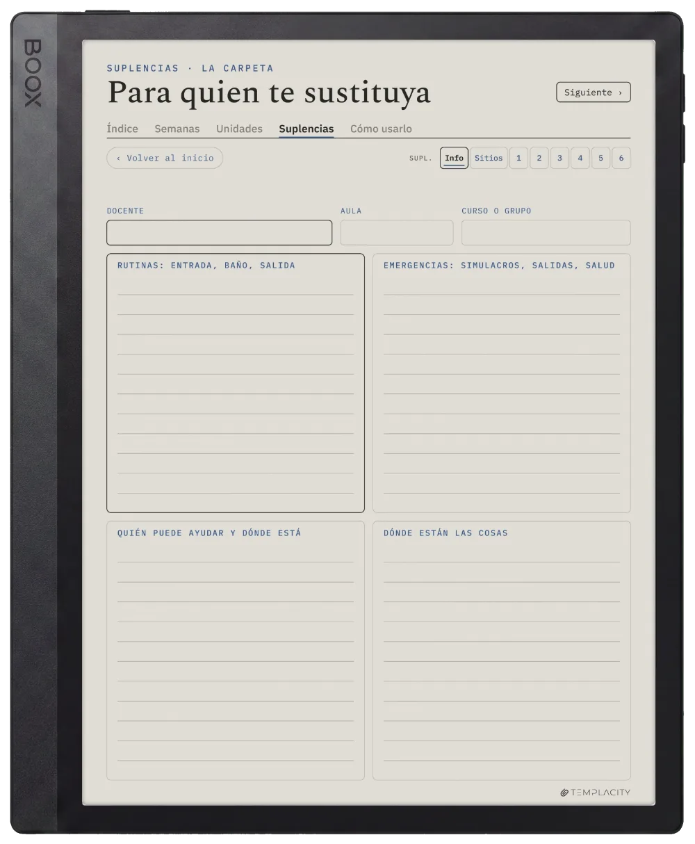The Planner · Docentes Boox Tab Ultra C Pro página 5