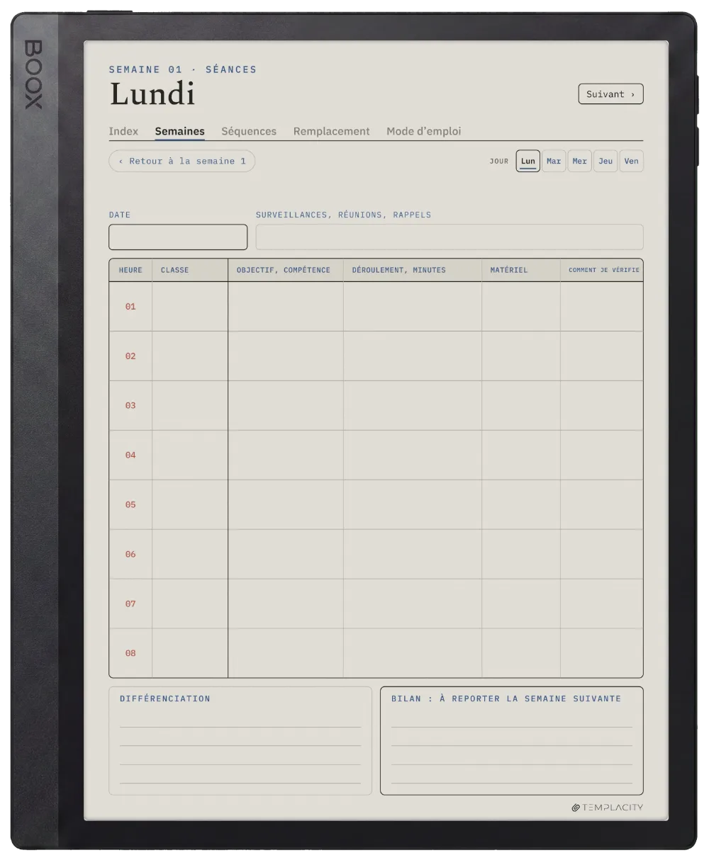 The Planner · Enseignants Boox Tab Ultra C Pro page 3