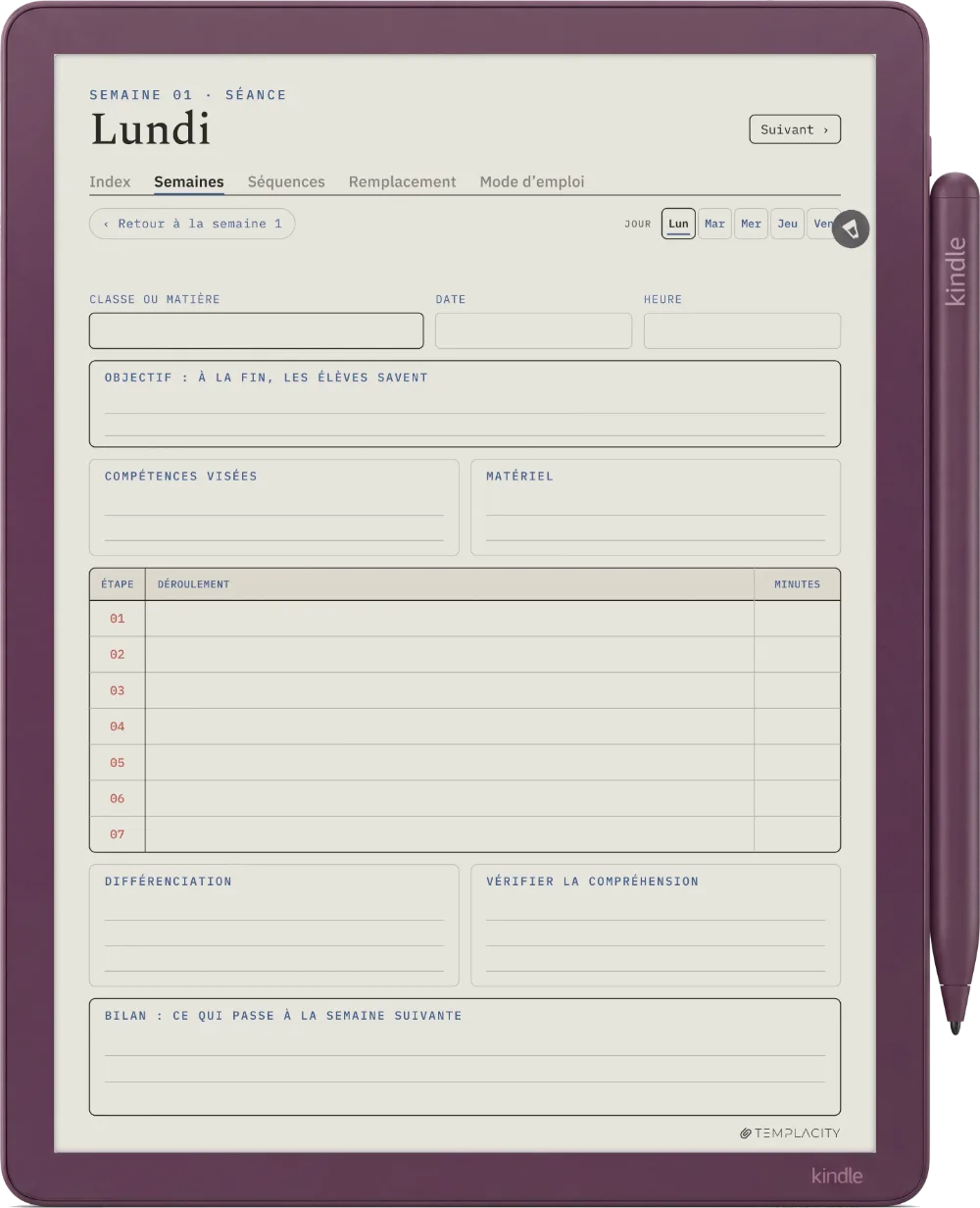 The Planner · Enseignants Kindle Scribe Colorsoft page 2