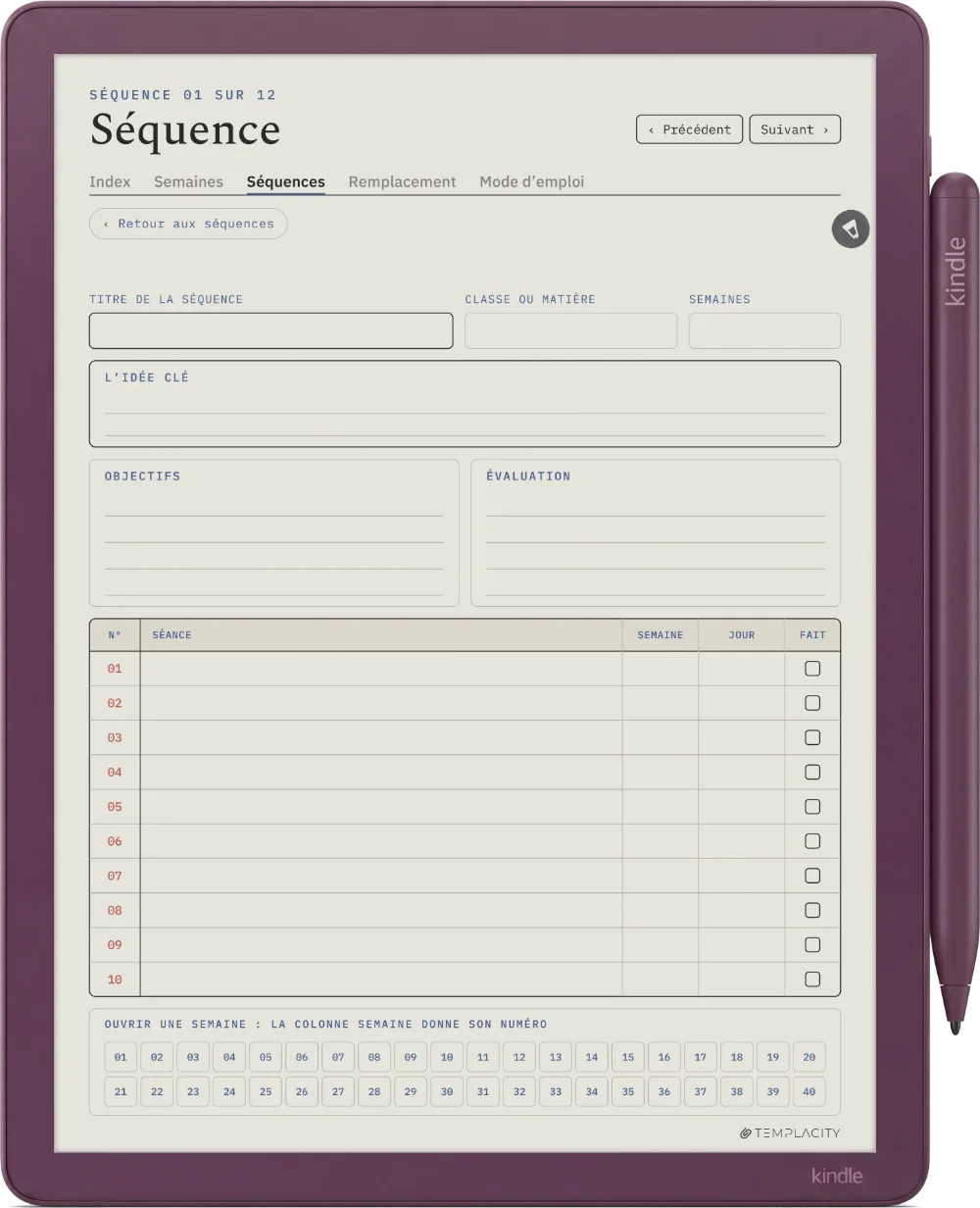 The Planner · Enseignants Kindle Scribe Colorsoft page 4