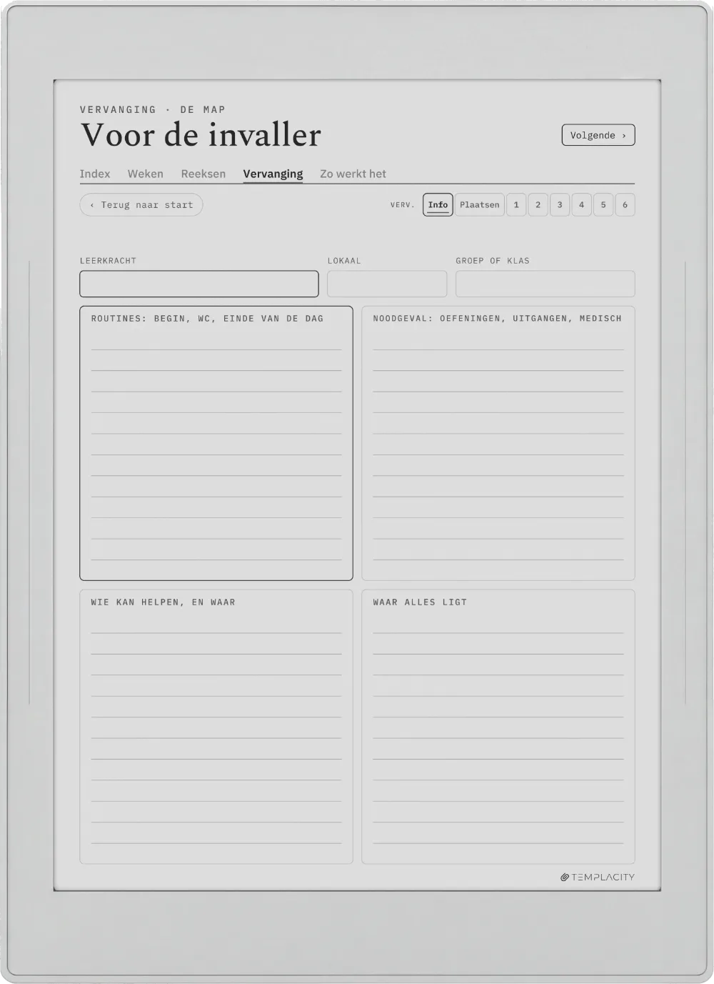 The Planner · Docenten Supernote Nomad pagina 5