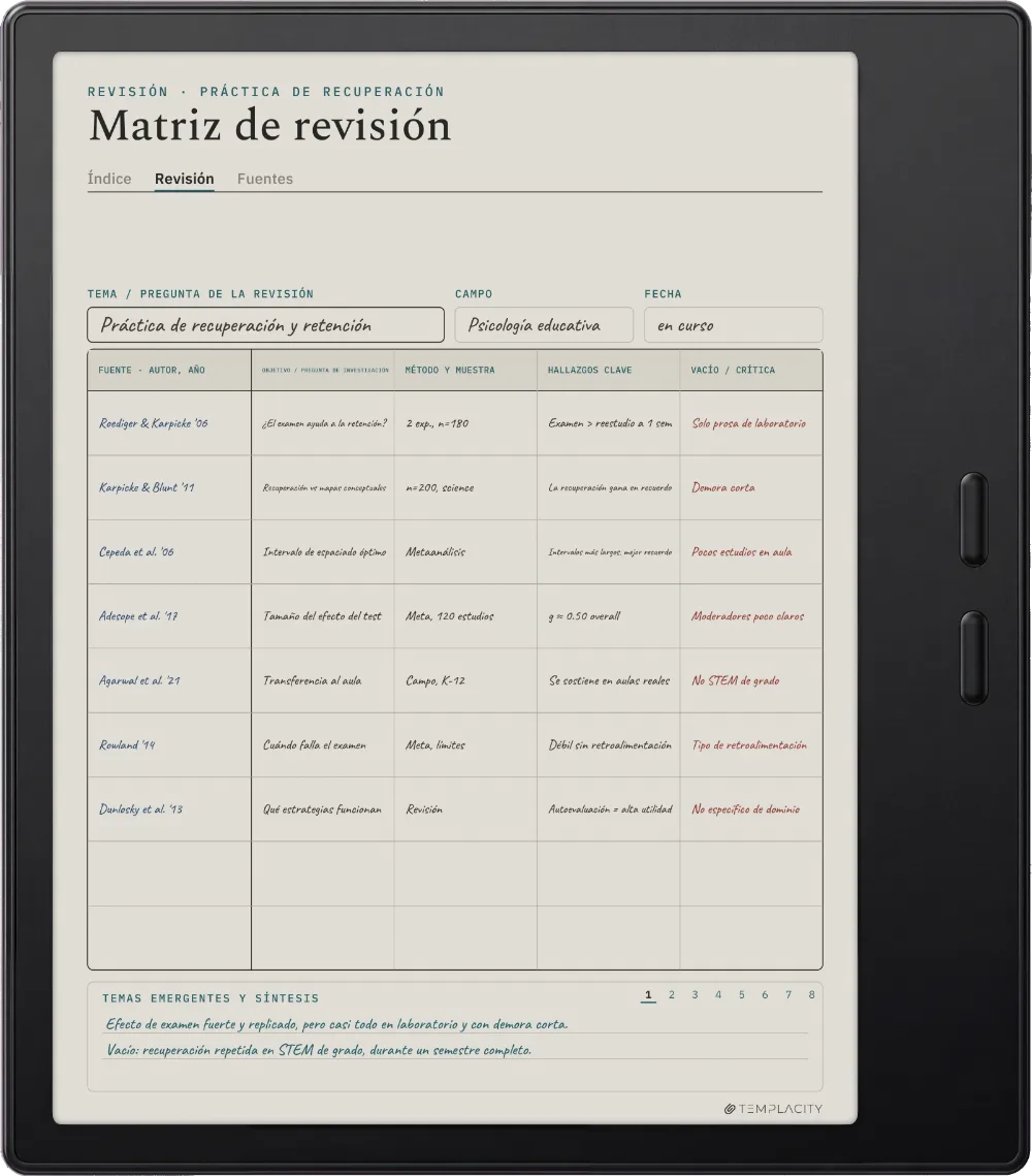 The Planner en el Boox Go Color 7 (Gen II)