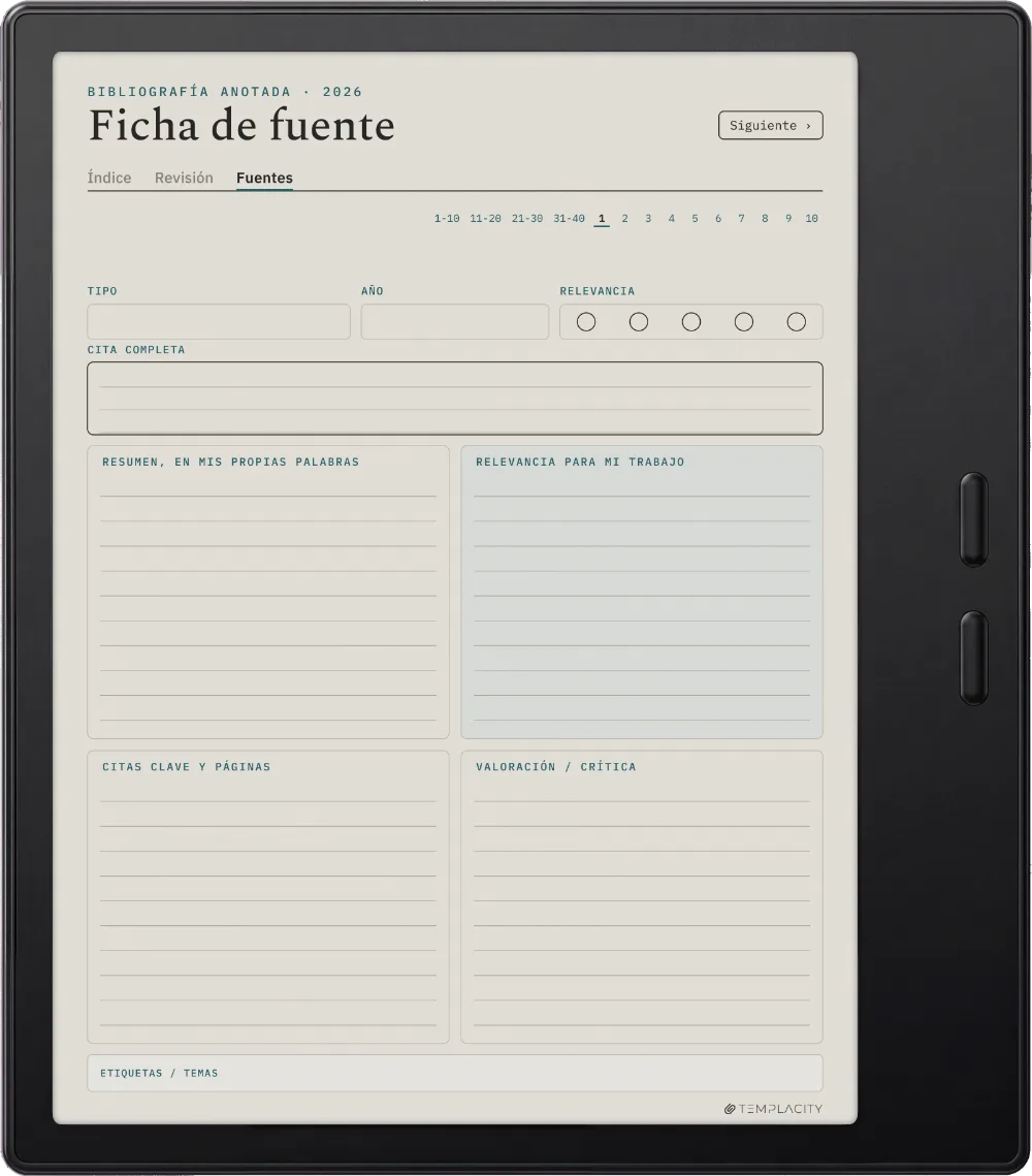 The Planner · Revisión bibliográfica Boox Go Color 7 (Gen II) página 2