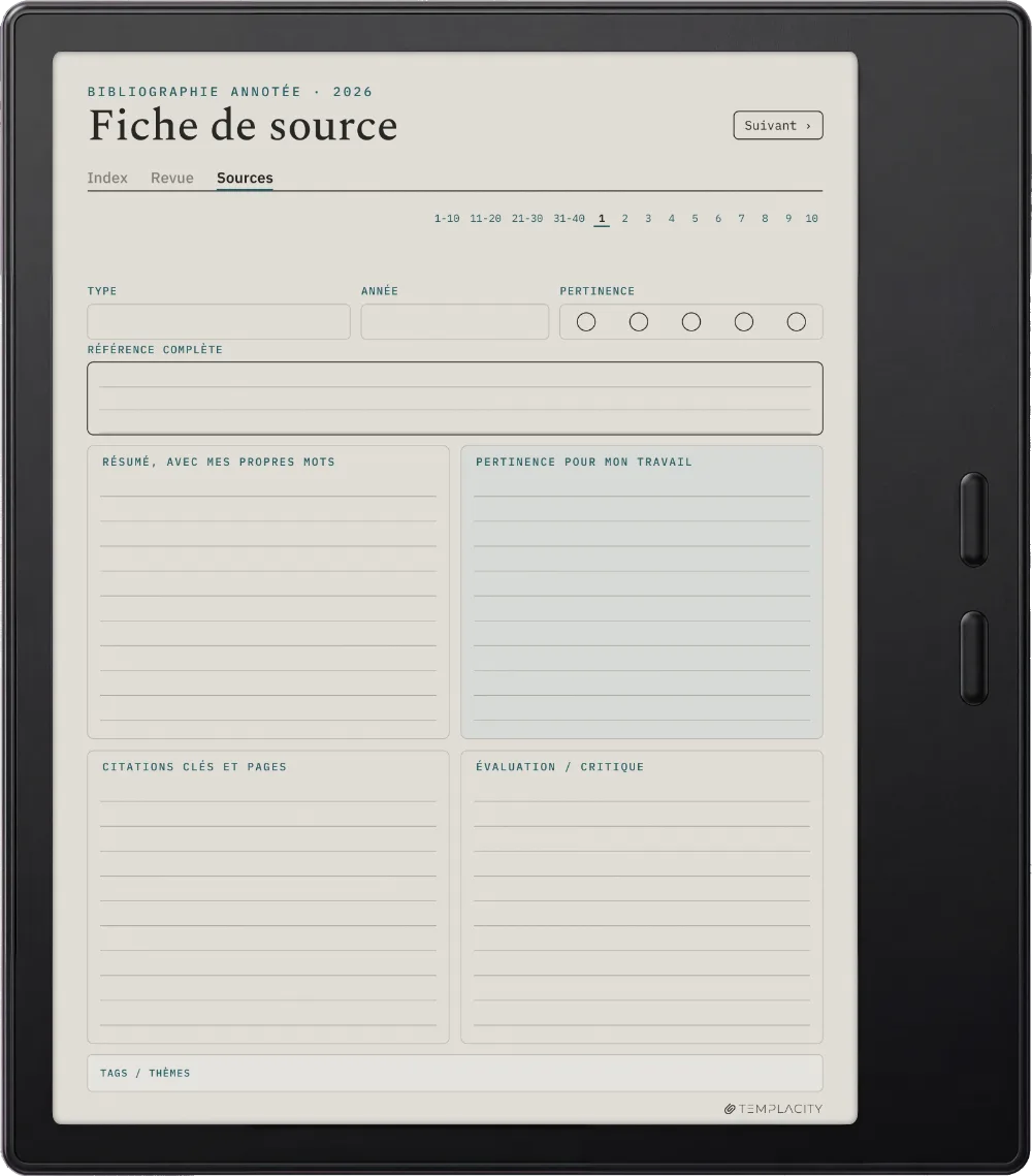 The Planner · Revue de littérature Boox Go Color 7 (Gen II) page 2