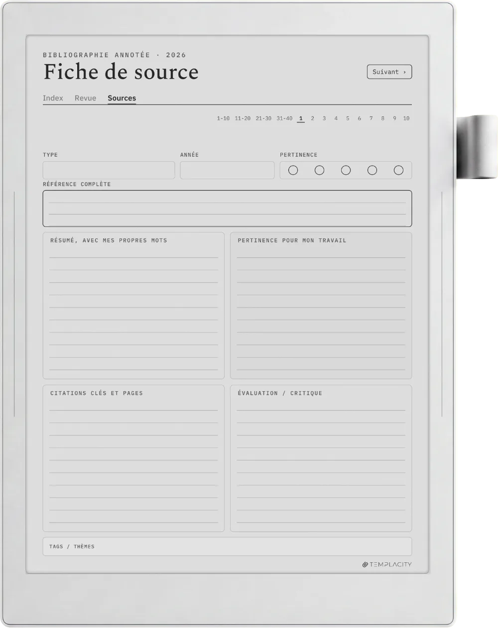 The Planner · Revue de littérature Supernote Manta page 2