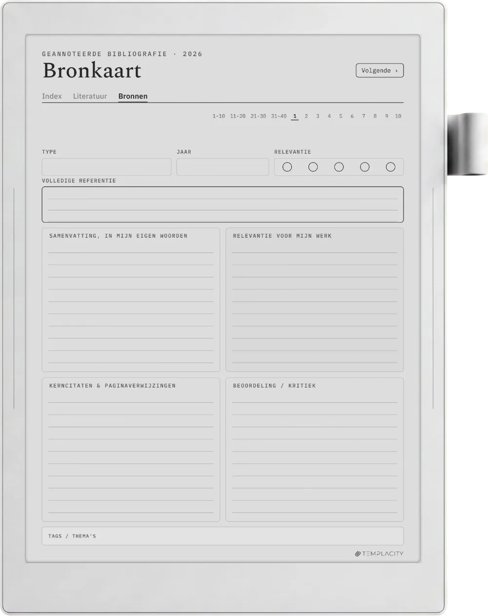 The Planner · Literatuurreview Supernote Manta pagina 2