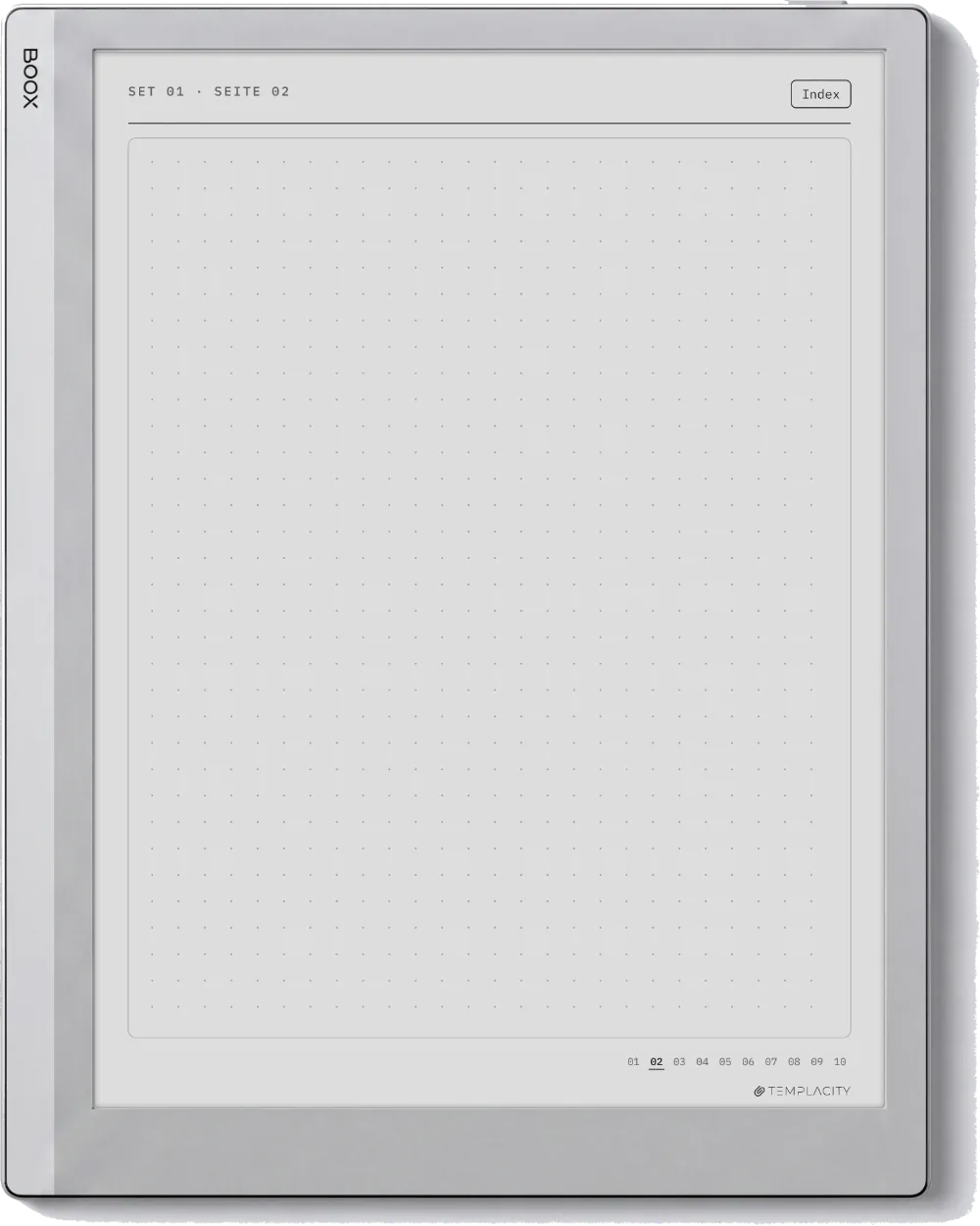 The Planner · Notizbuch-System Boox Go 10.3 Seite 3