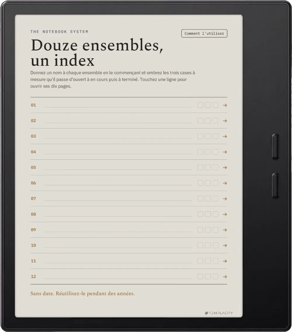 The Planner L'index