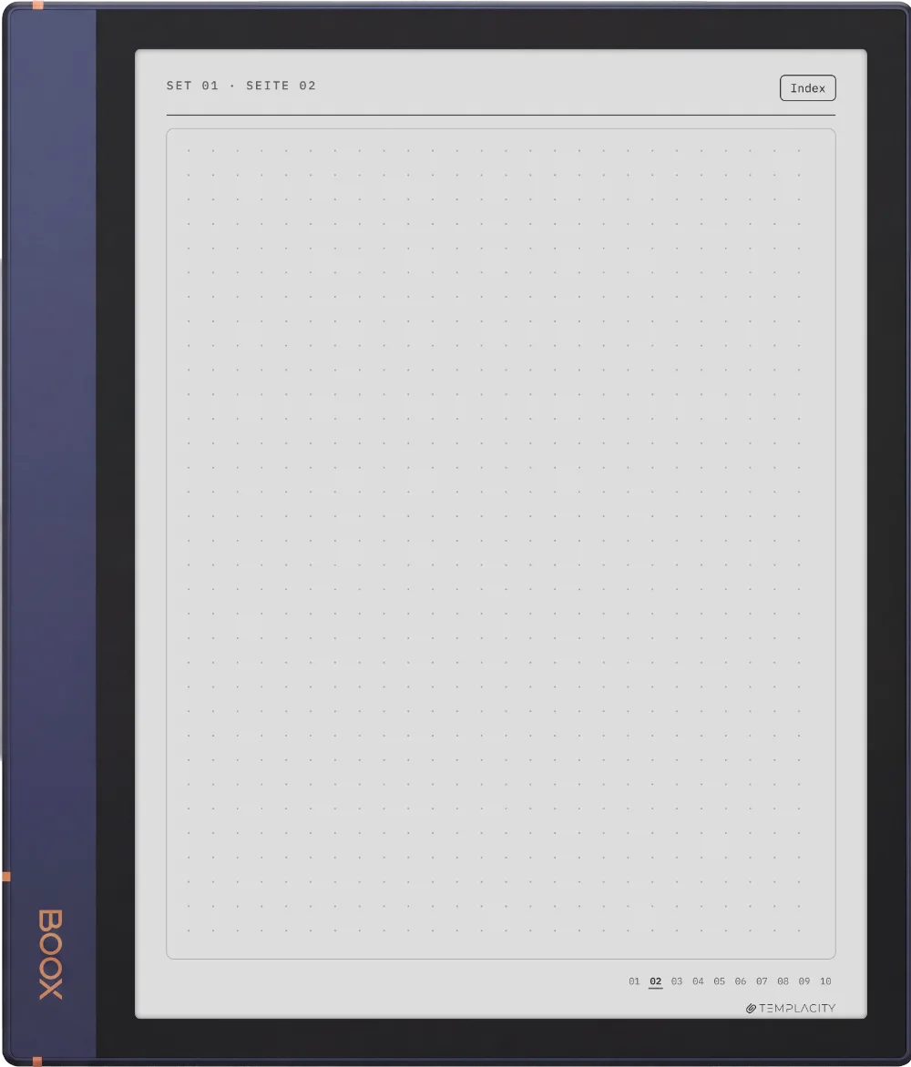 The Planner · Notizbuch-System Boox Note Air2 Seite 3
