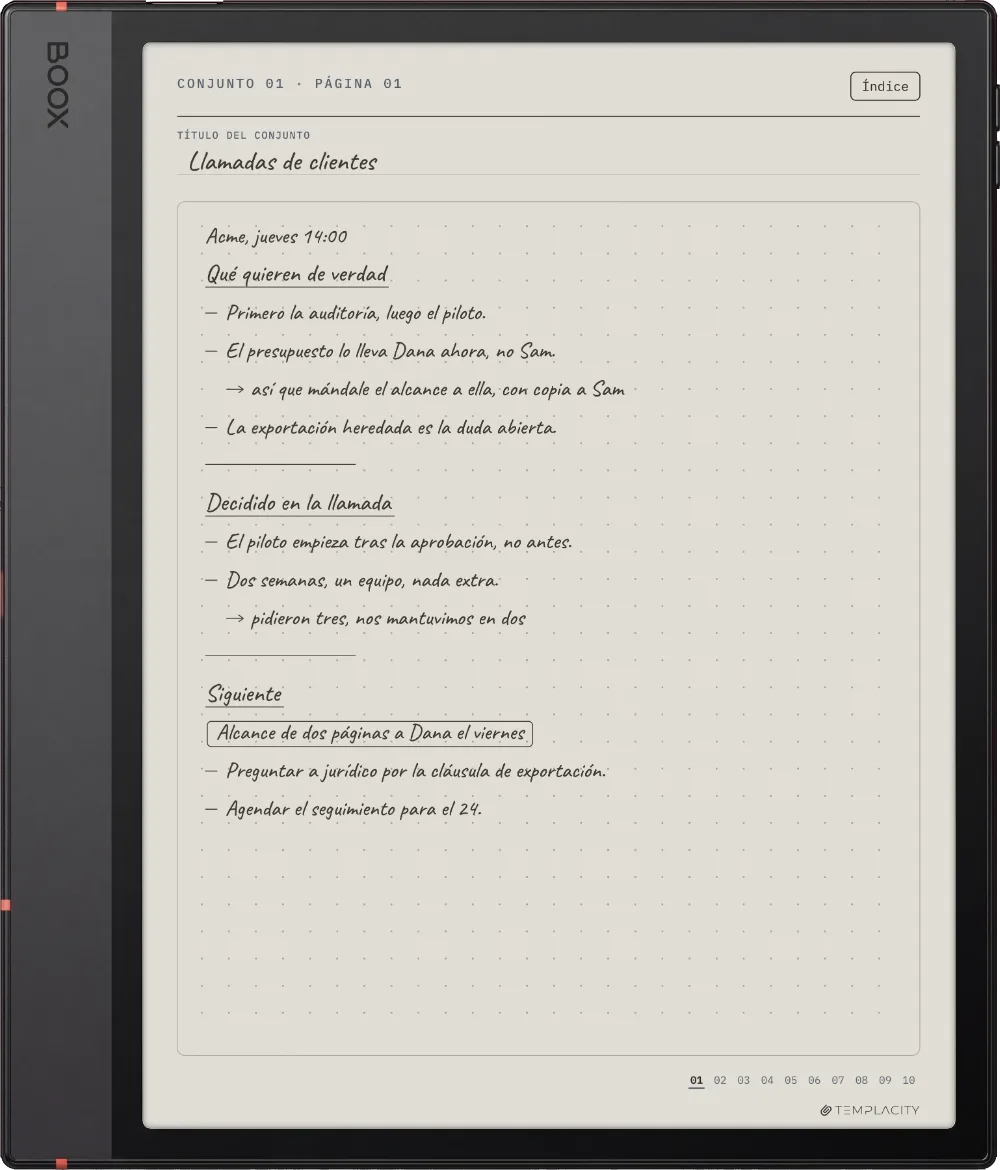 The Planner en el Boox Note Air5 C
