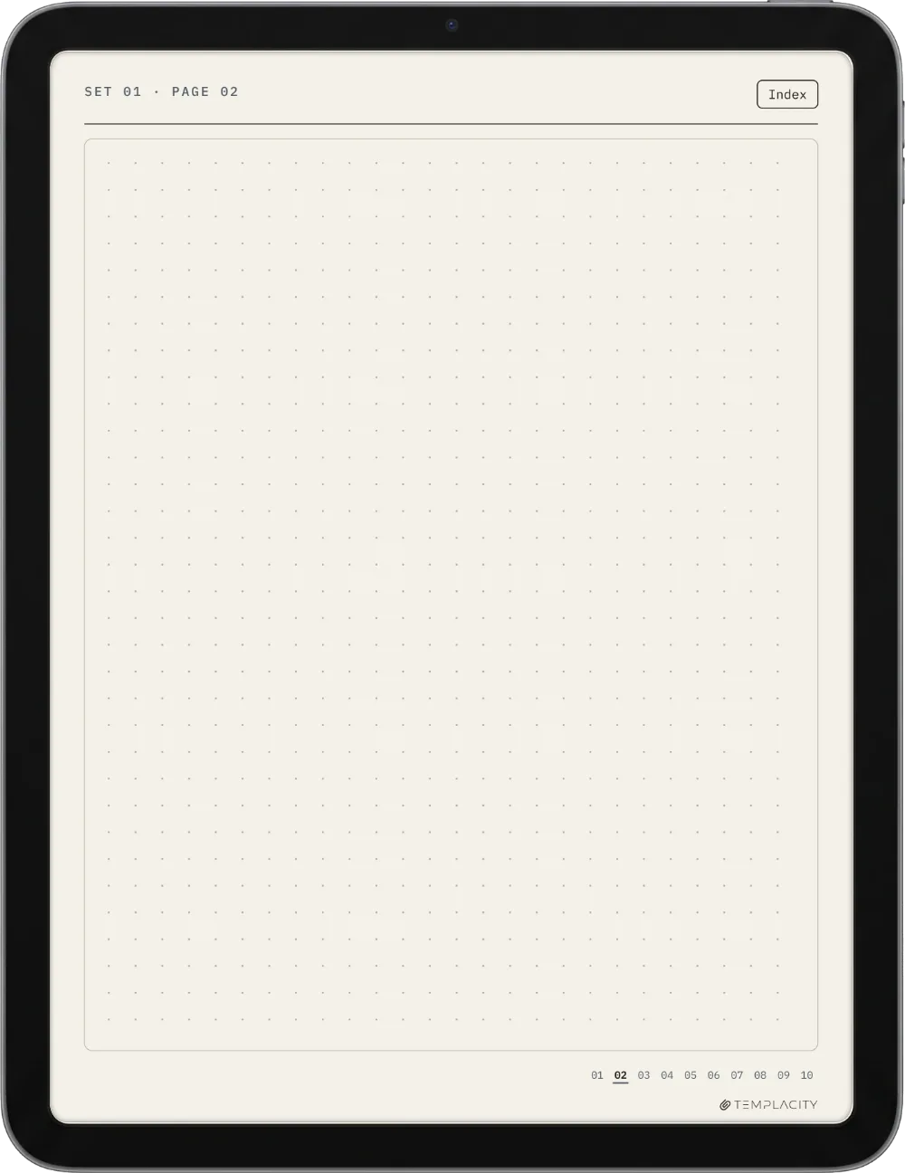 The Planner · Notebook System iPad page 3