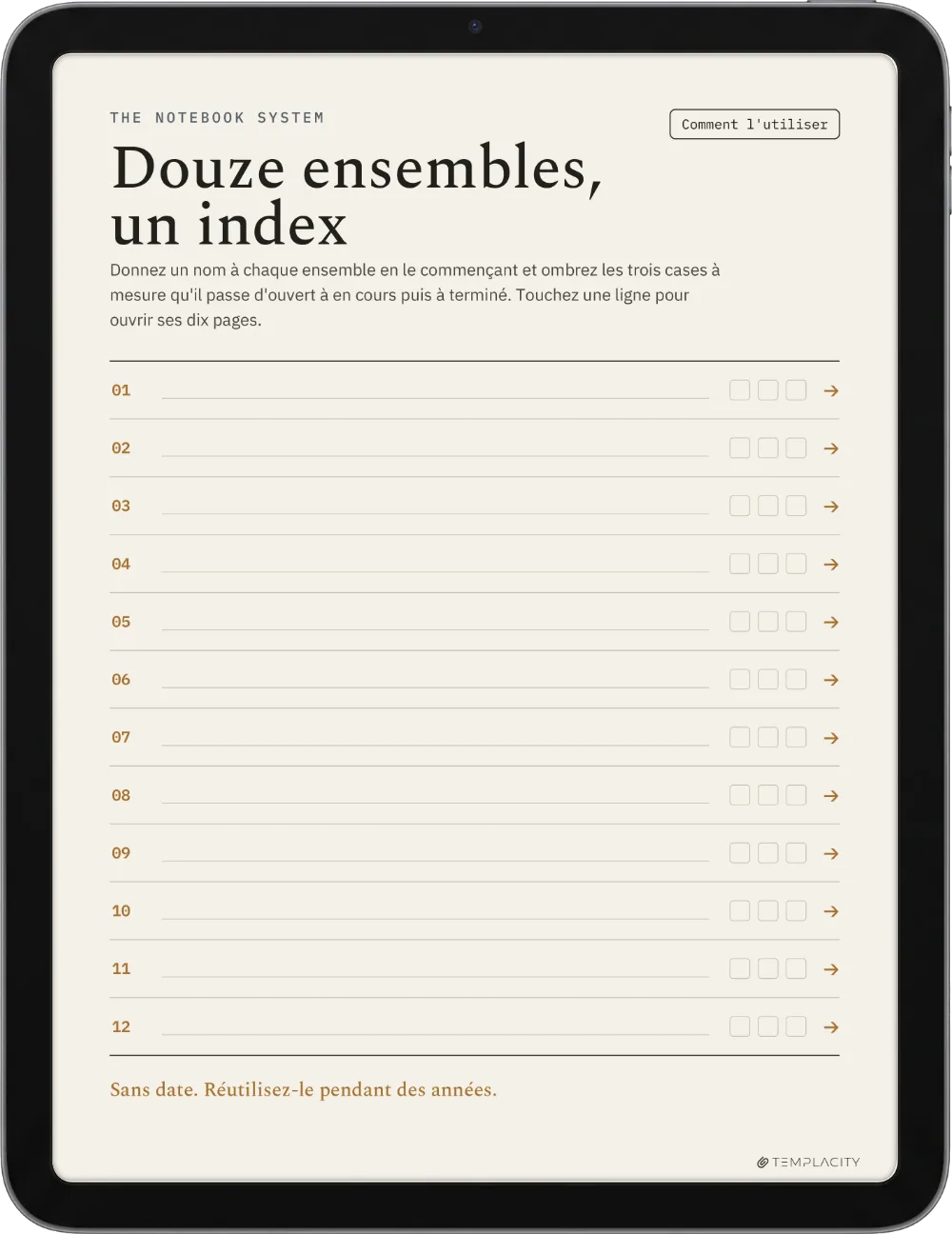 The Planner L'index