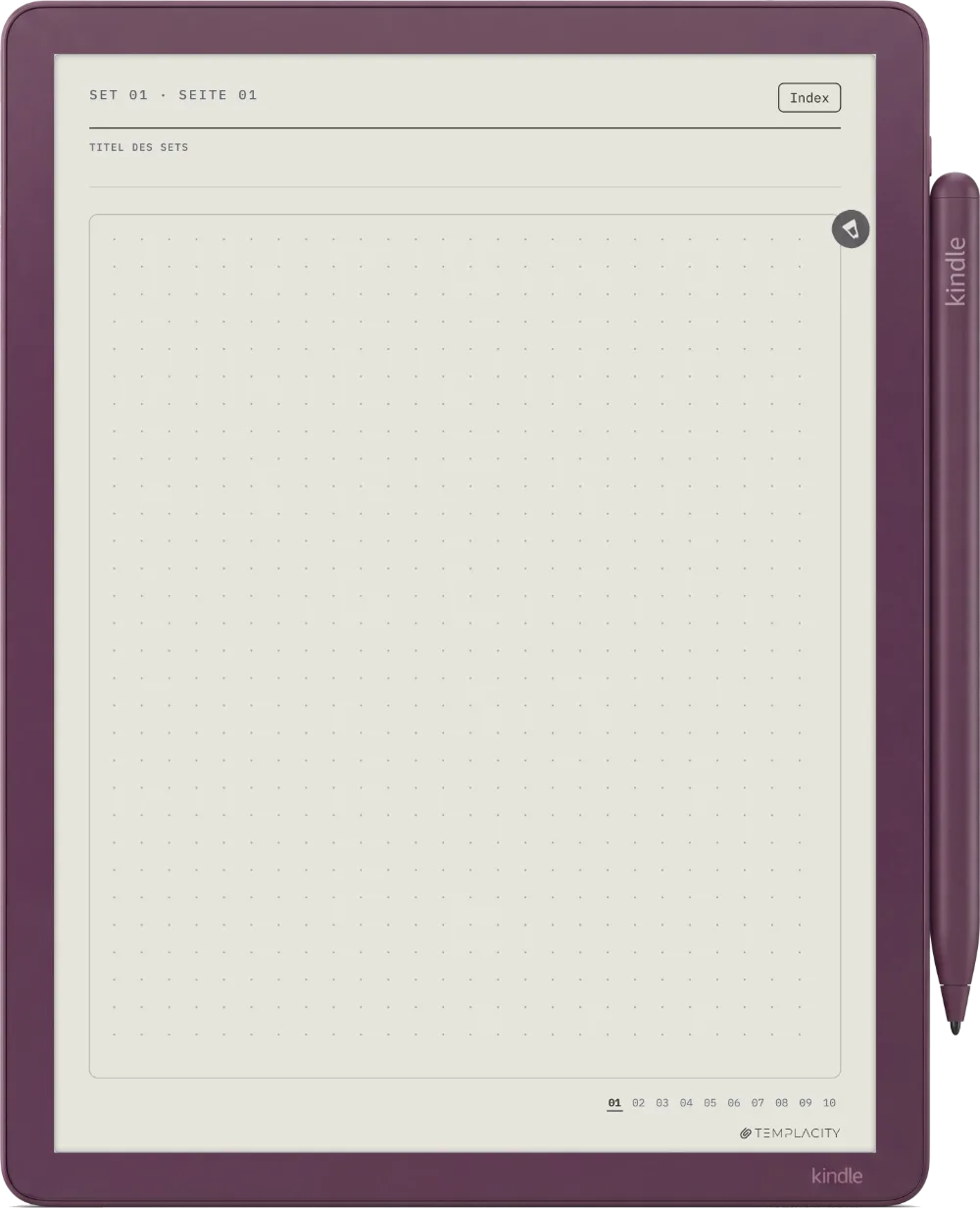 The Planner · Notizbuch-System Kindle Scribe Colorsoft Seite 2