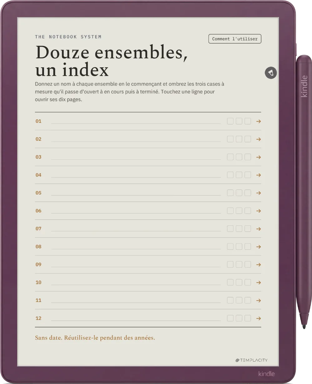 The Planner L'index