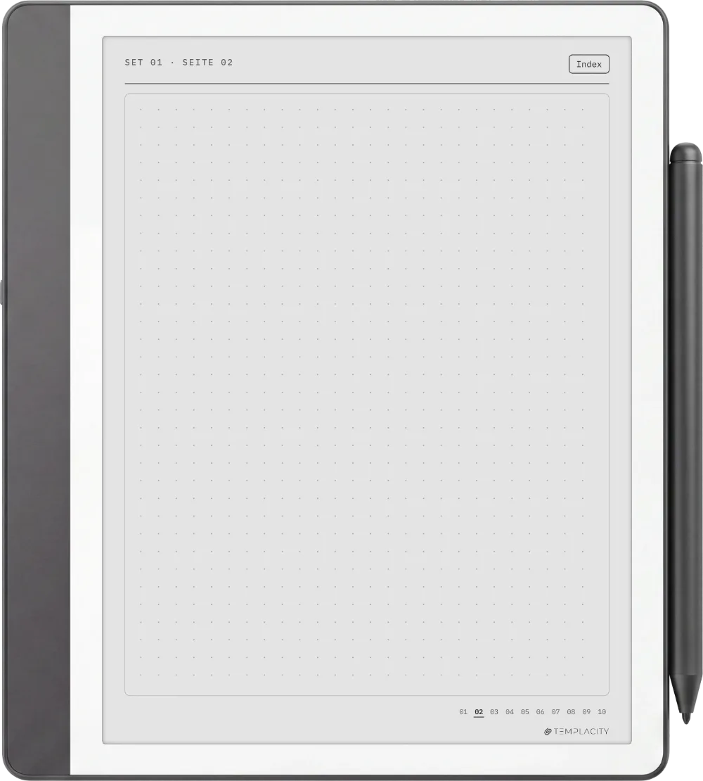 The Planner · Notizbuch-System Kindle Scribe Seite 3