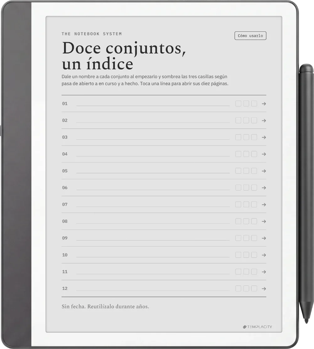 The Planner · Notebook System Kindle Scribe página 1