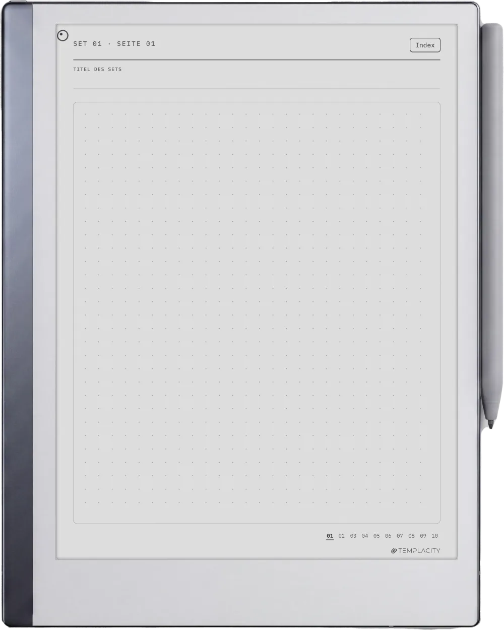The Planner · Notizbuch-System reMarkable 2 Seite 2