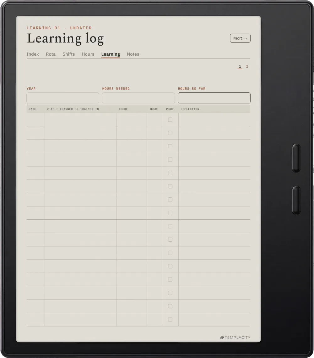 Der Planer · Dienstplan Pflege Boox Go Color 7 (Gen II), Seite 4