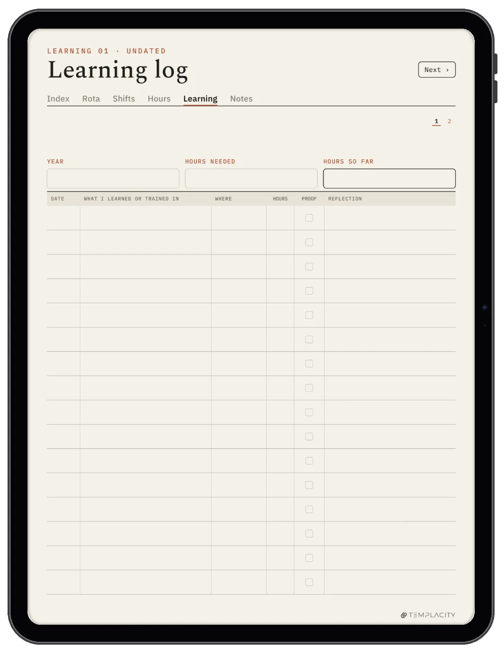 Der Planer · Dienstplan Pflege iPad, Seite 4
