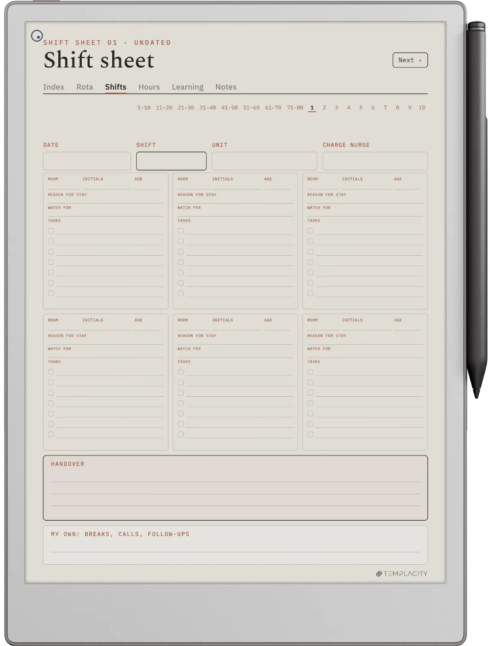 Nurse Shift Planner