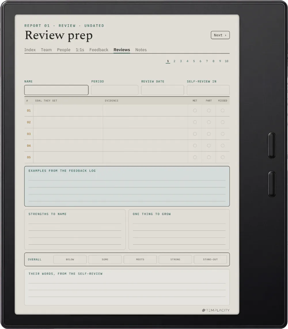 The Planner · People Manager Boox Go Color 7 (Gen II) page 5