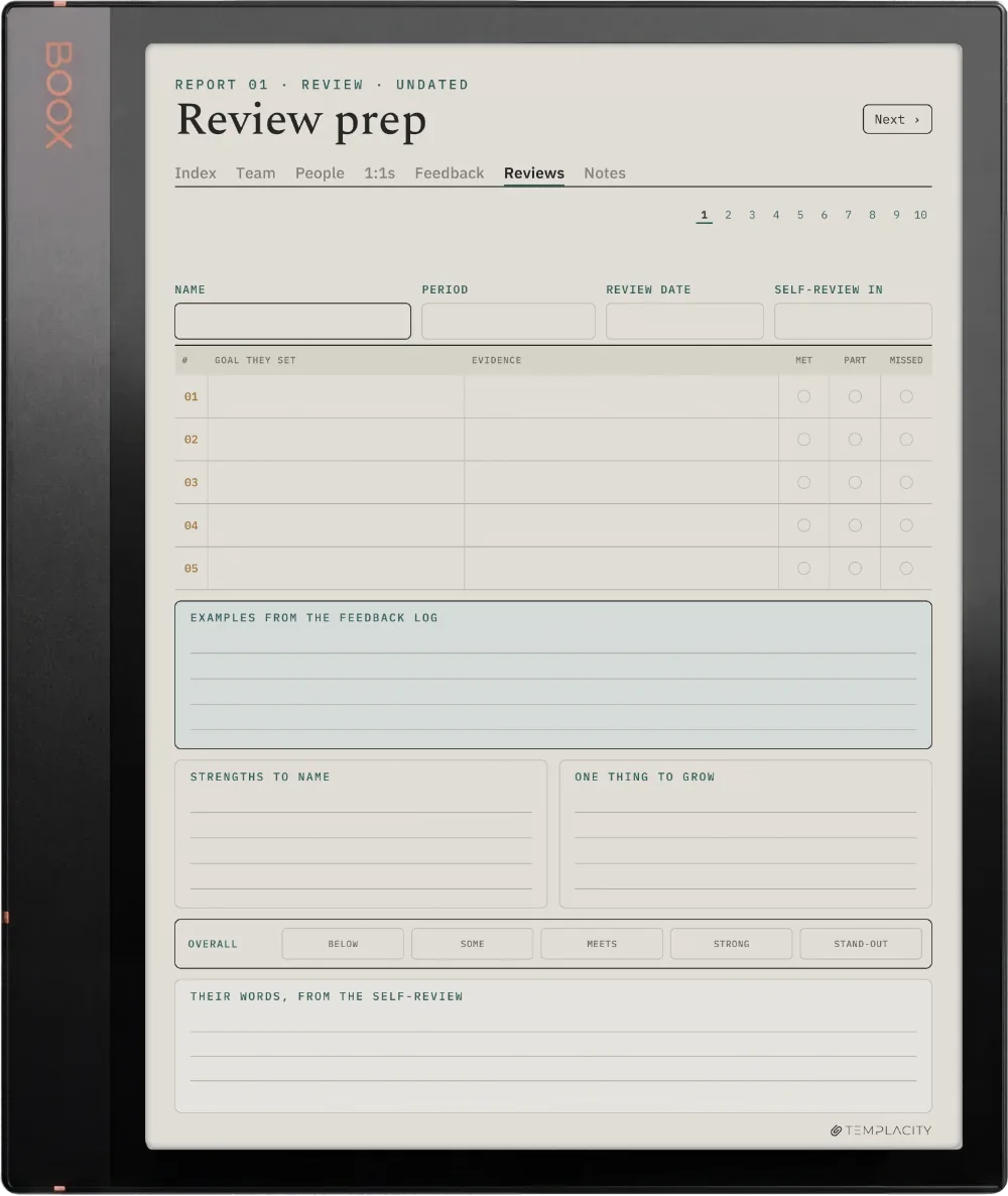 The Planner · People Manager Boox Note Air3 C page 5