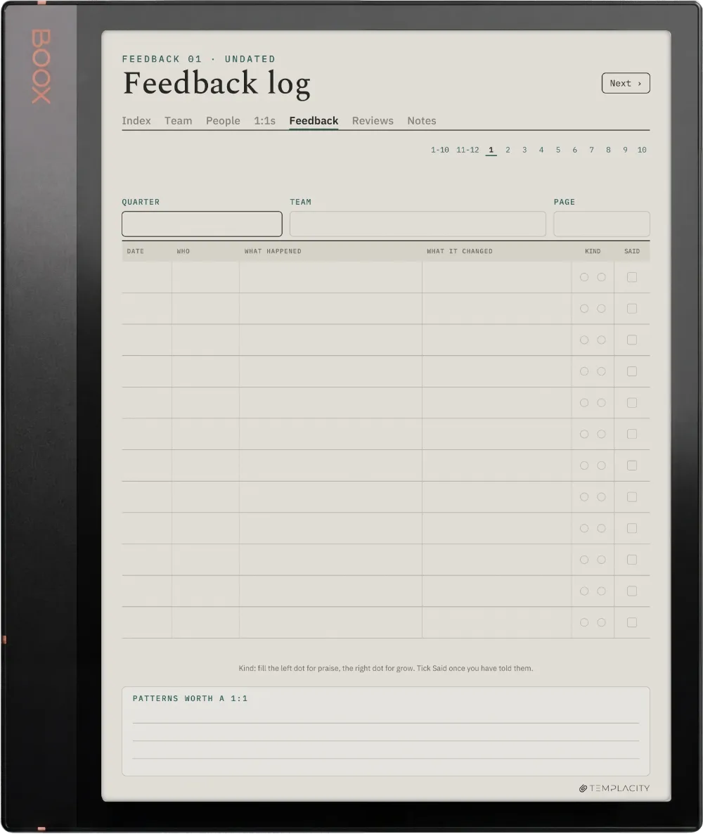The Planner · People Manager Boox Note Air3 C page 4