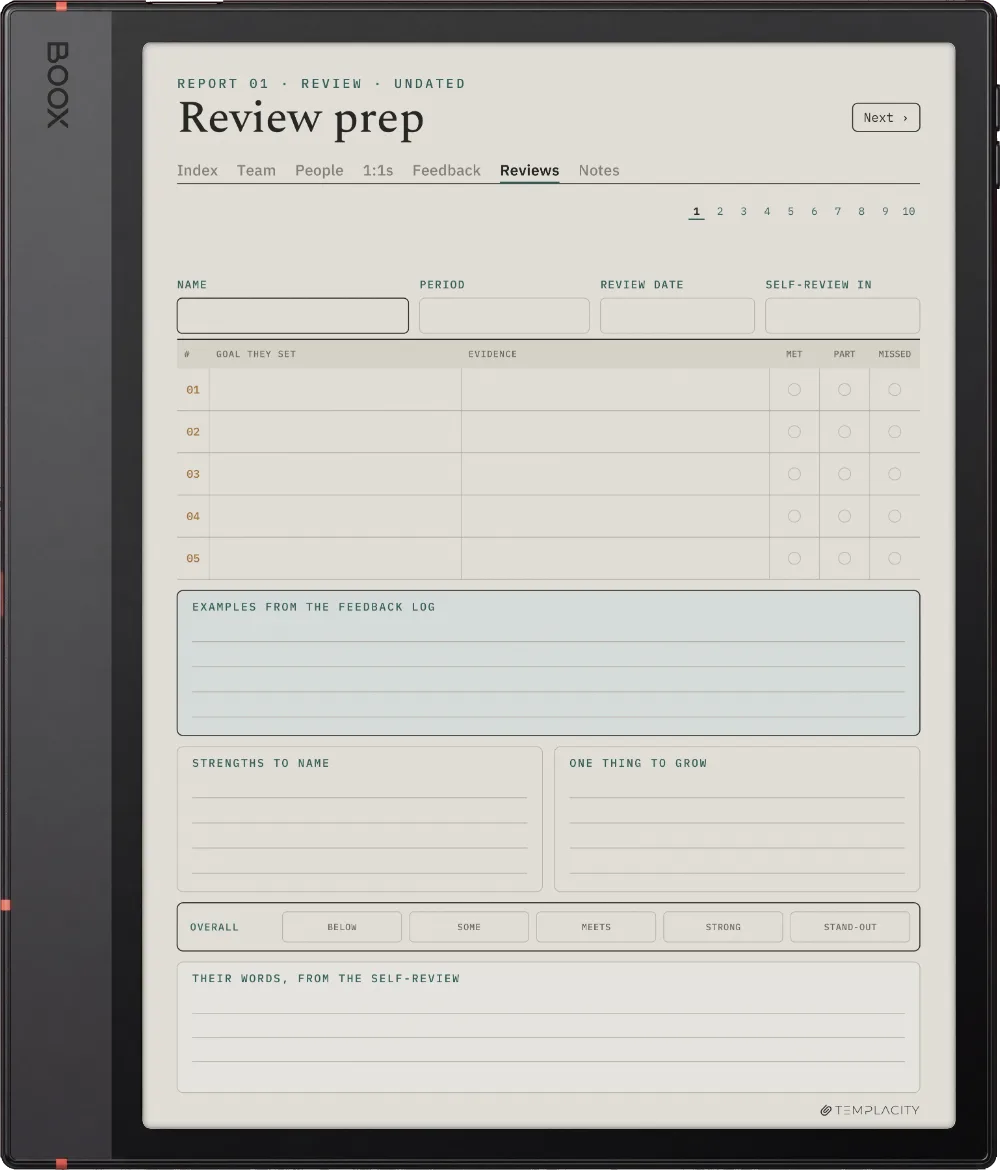 The Planner · People Manager Boox Note Air5 C page 5