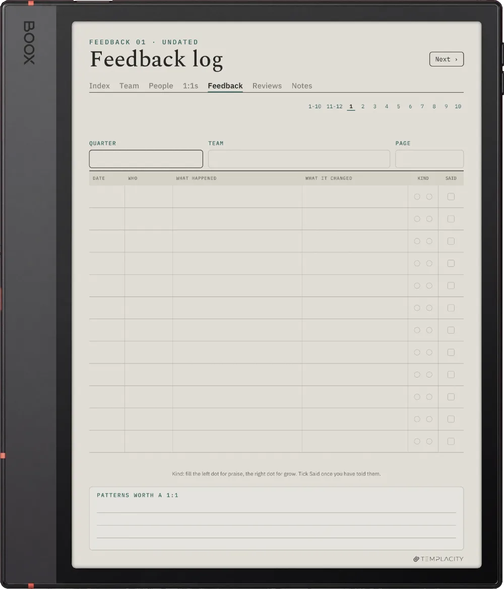 The Planner · People Manager Boox Note Air5 C page 4