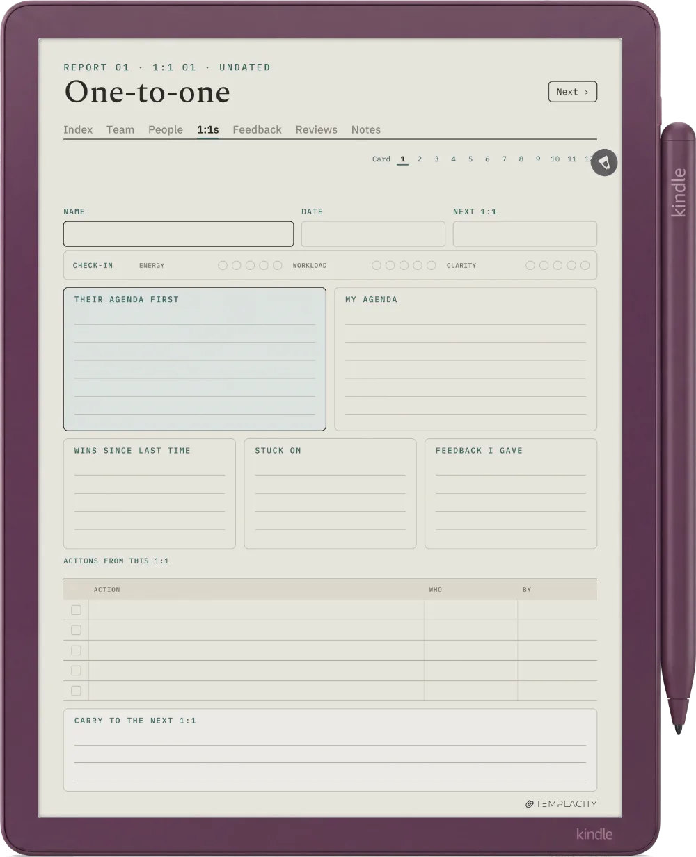 The Planner · People Manager Kindle Scribe Colorsoft page 3