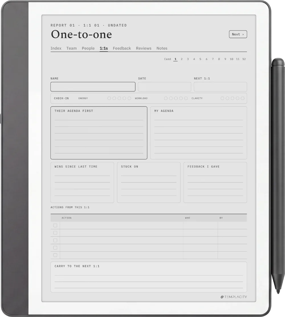The Planner · People Manager Kindle Scribe page 3