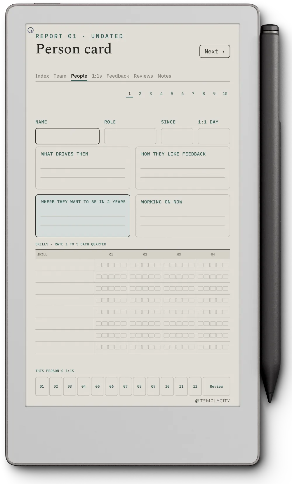 The Planner · People Manager reMarkable Paper Pro Move page 2