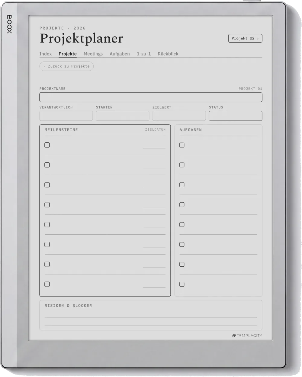 Der Planer: Das Projekt-Dashboard
