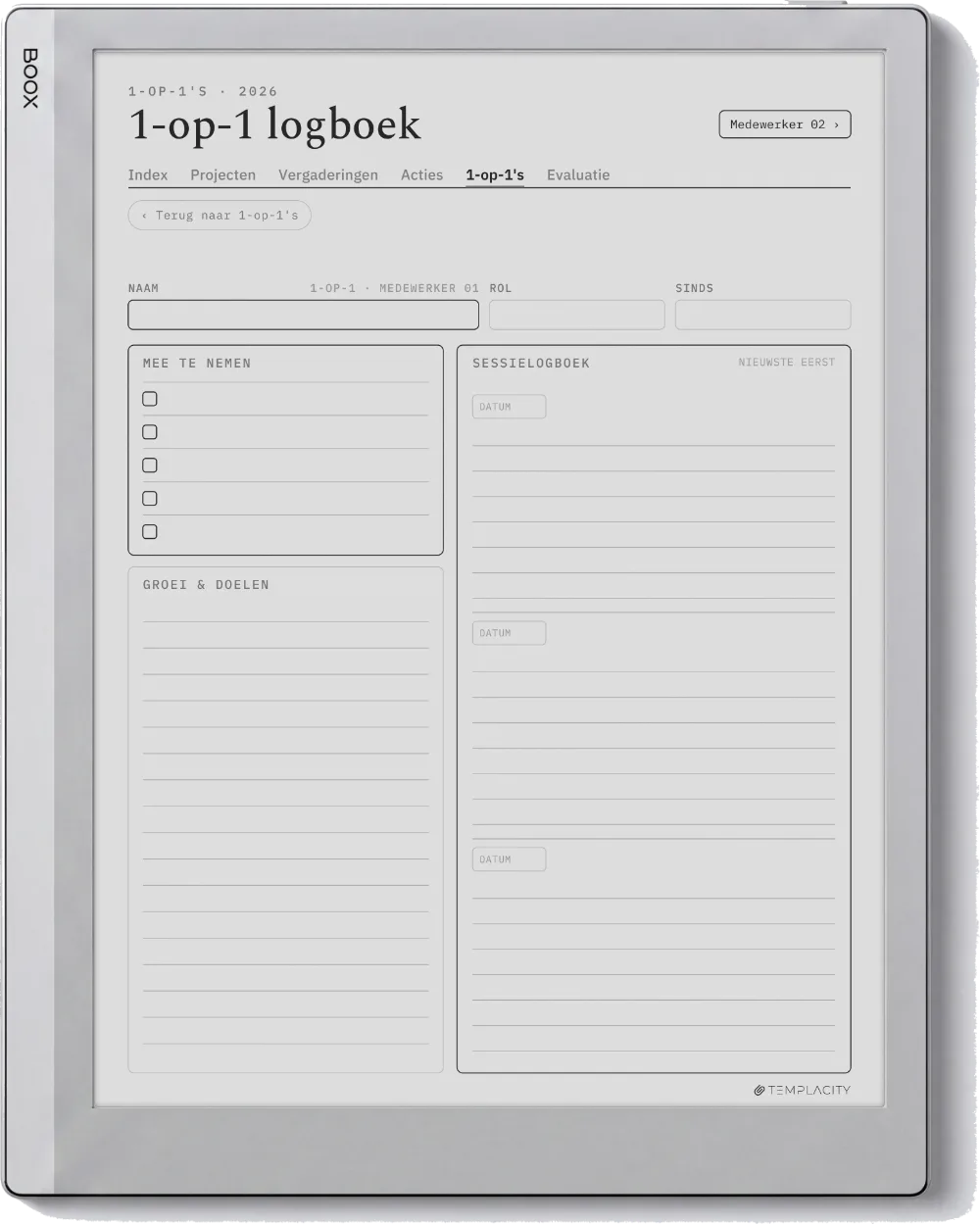 The Planner · Werk Boox Go 10.3 pagina 5