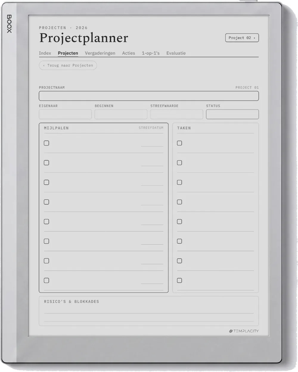 The Planner Het projectendashboard