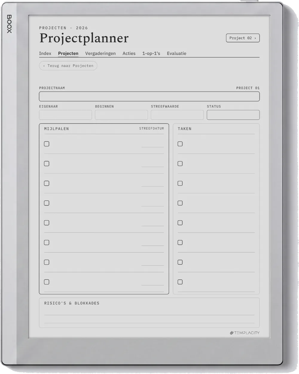 The Planner Het projectendashboard