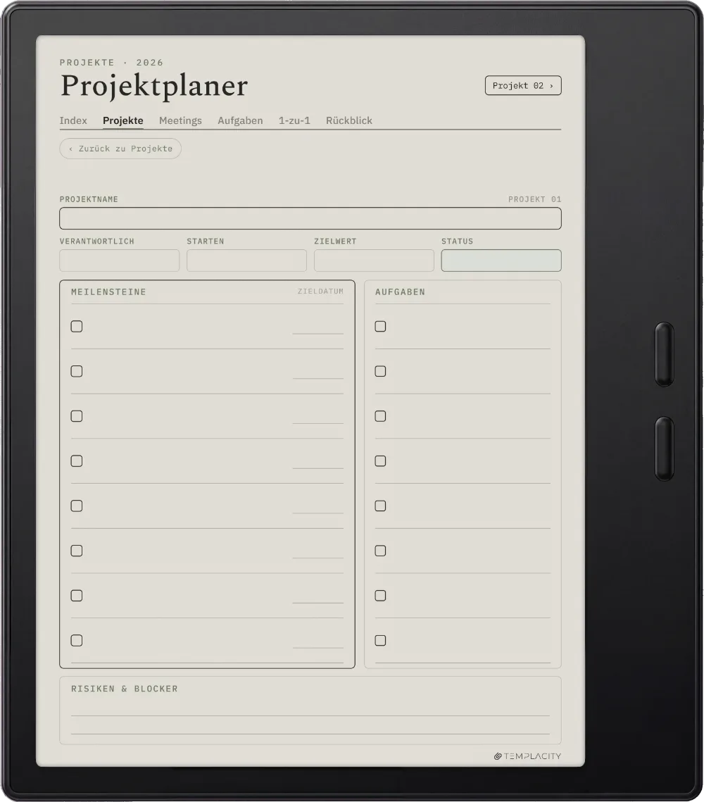Der Planer: Das Projekt-Dashboard